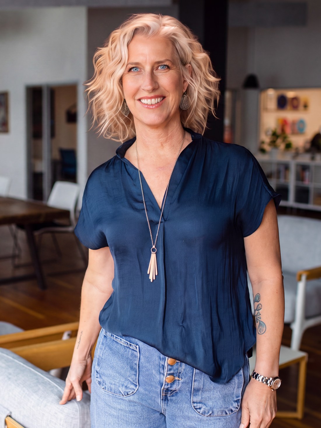 Danielle Stroble at Keller Street CoWork in Petaluma
